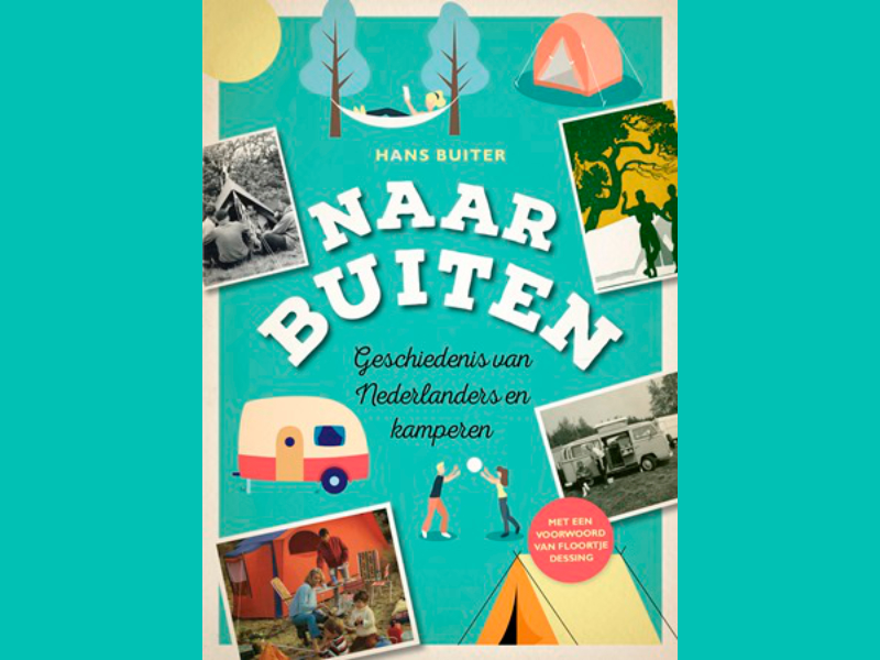 Boek over de geschiedenis van kamperen