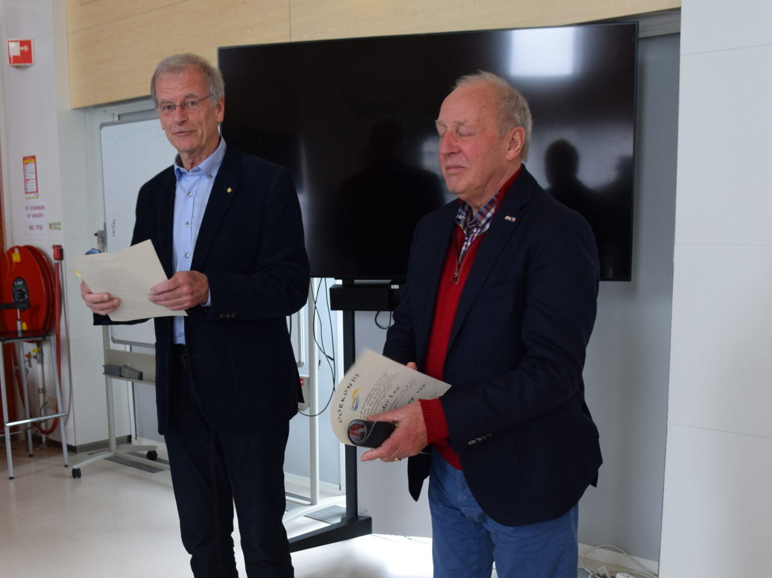 Ere-lidmaatschap voor Dick Kooman en Rolf van der Loo