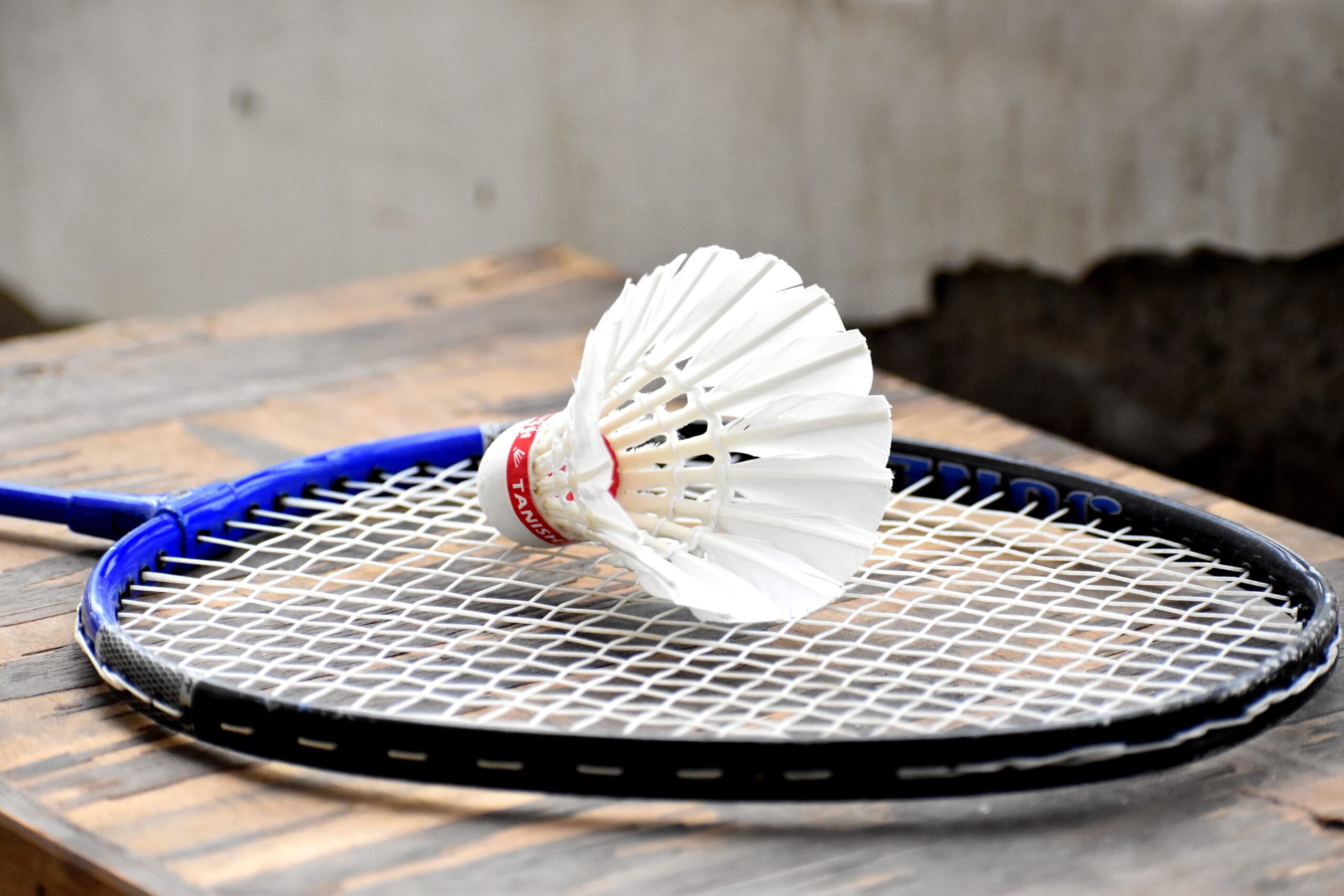 Badminton in ANWB-kantine