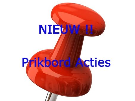 Nieuwe activiteit VG-ANWB: Prikbord Acties
