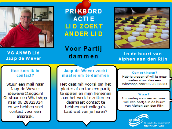 Prikbord Acties worden uitgebreid