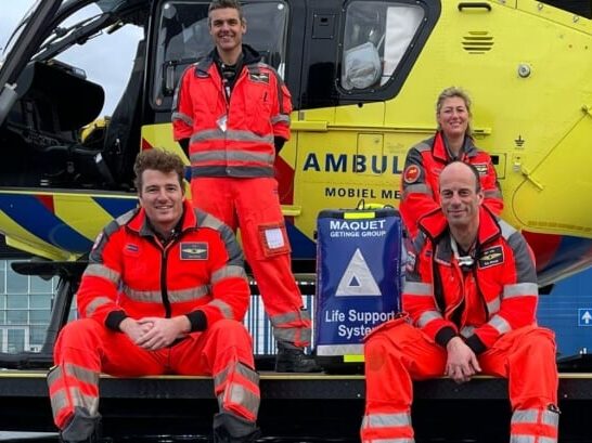 Traumahelikopters op proef uitgerust met hart-longmachine