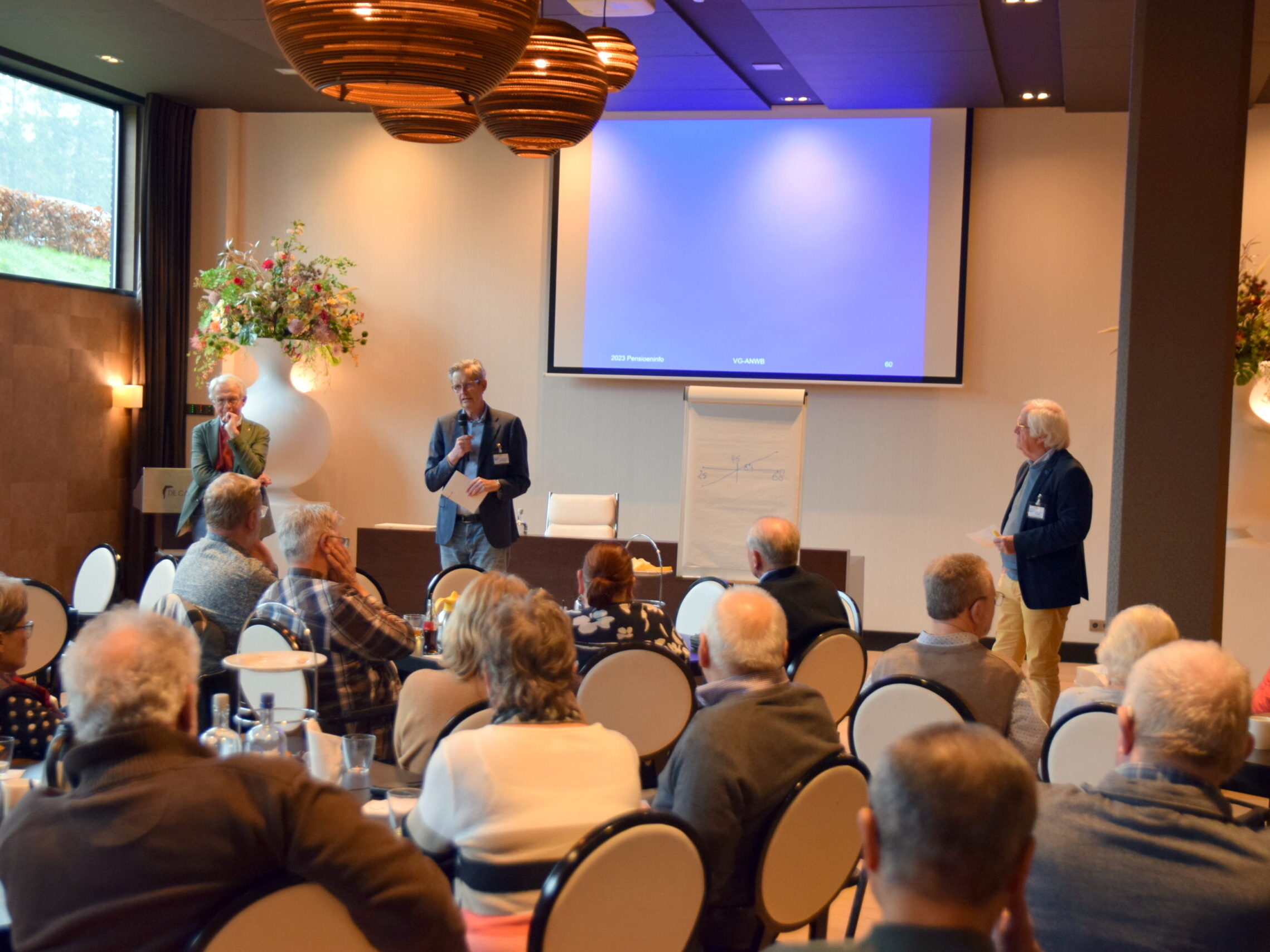 Veel belangstelling voor de Pensioen Bijeenkomsten